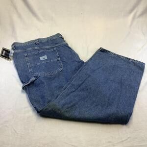 Vintage Lee Jeans Womens 30W Blue Retro Stone Wide Leg Denim Riveted 90s